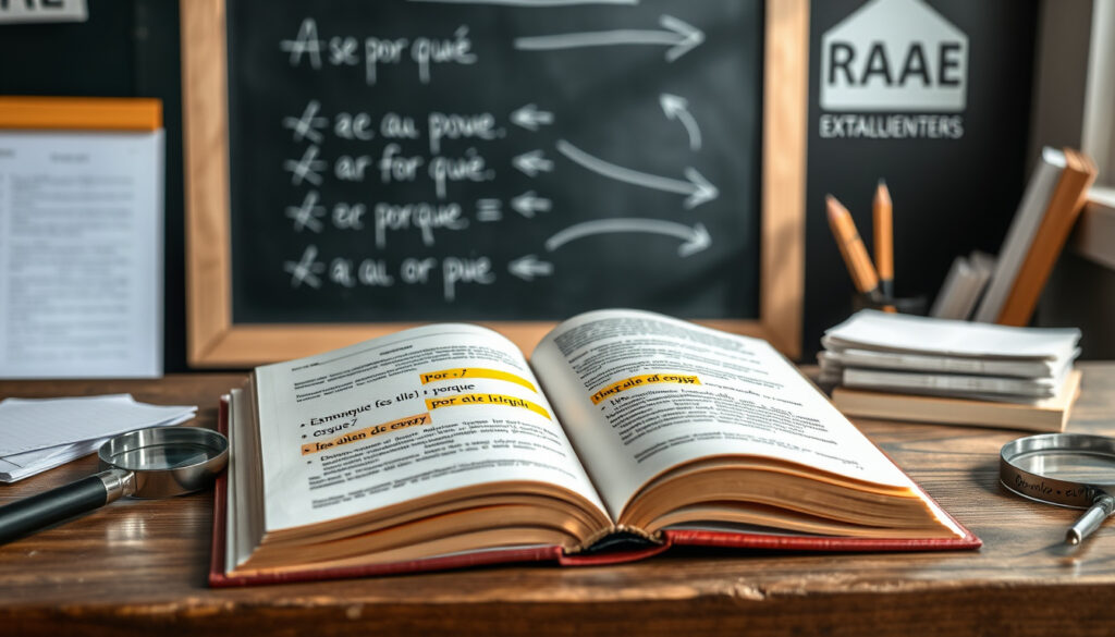 Por qué o porque: diferencias, usos y ejemplos con RAE